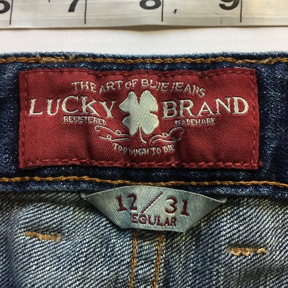 Lucky Brand Women’s Straight Leg Jeans 12/31 Reg - Picture 5 of 7